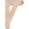 Ekena Millwork Traditional Craftsman Smooth Bracket w/ Offset Brace, Douglas Fir, 7 1/2"W x 22"D x 34"H BKT0806X22X34TRA04SDF - alternate 3